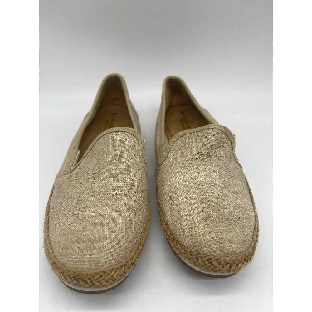 Naturalizer Rayna Women Tan Canvas Slip-On Shoe Size 10